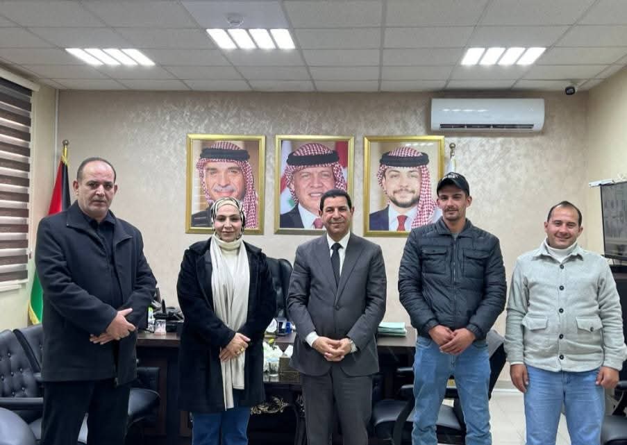 الهواوشة والحيصة يزوران مدينة  الأمير هاشم الرياضية و مزارعي الهيدان بمحافظه مادبا 