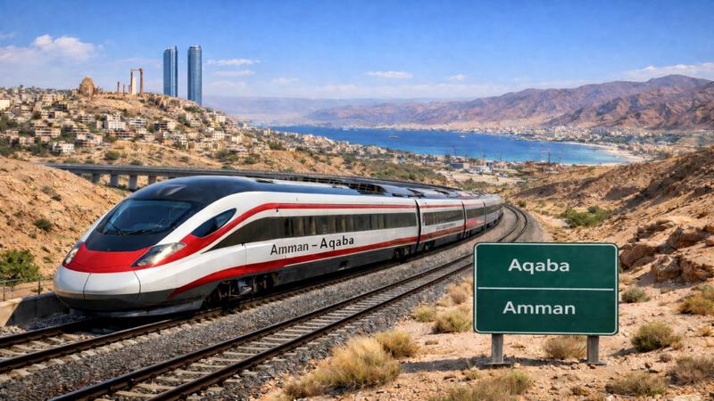 قطار سريع يربط عمّان بالعقبة وآخر خفيف يصل العاصمة بالزرقاء  تفاصيل