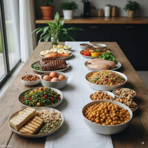 كم يحتاج الجسم من البروتين يوميا؟