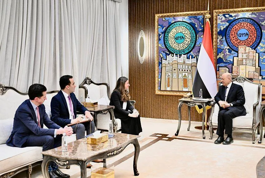 العليمي: انهاء المشروع الحوثي الايراني اساس السلام المستدام في اليمن