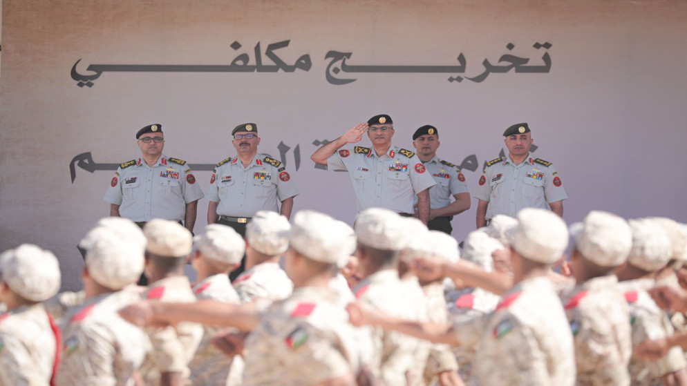 تخريج دفعة جديدة من مكلفي خدمة العلم في مركز شويعر وتأهيل الشباب الاردني