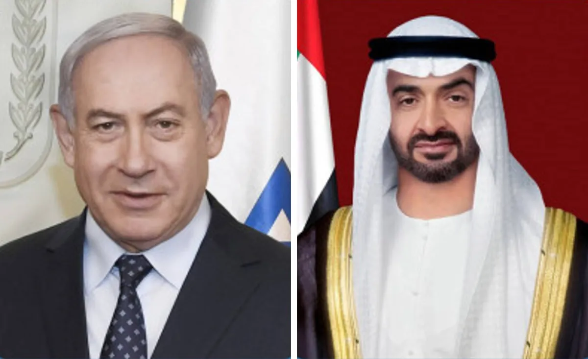 محمد بن زايد يبحث مع نتنياهو سبل تطوير العلاقات الثنائية