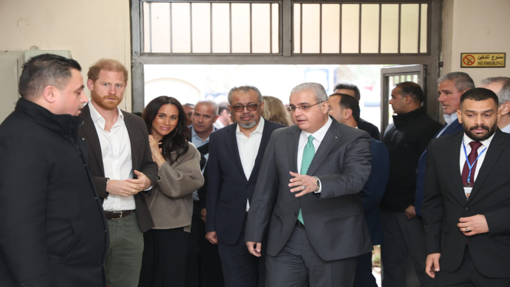 الامير هاري يزور مركز علاج الادمان في الاردن