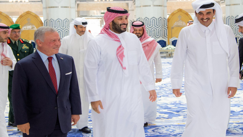 قمة ثلاثية في جدة تؤكد وحدة امن الاردن والخليج