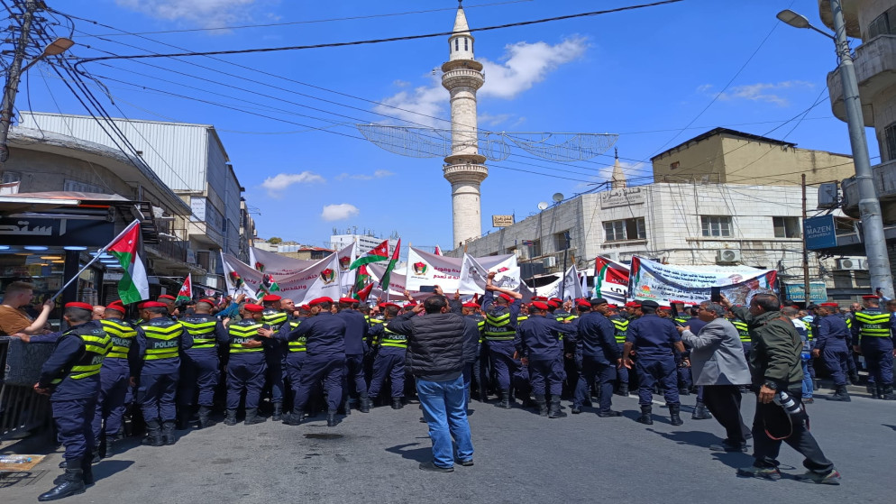 مسيرة حاشدة في عمان تدعم الوصاية الهاشمية على القدس
