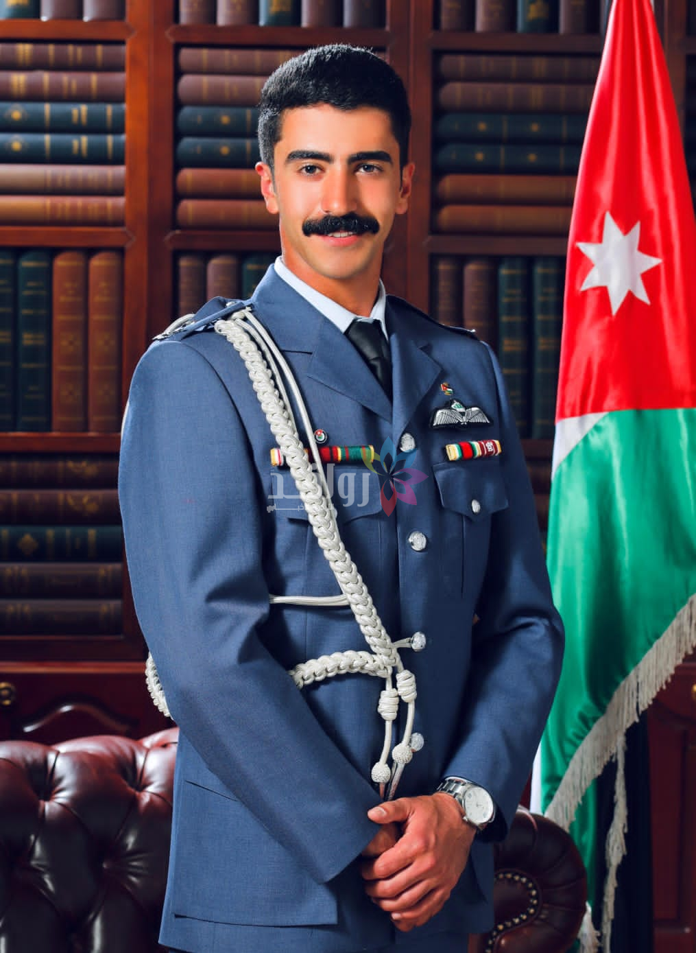 ملازم طيار سلاح الجو احمد هايل علي السواريه خريج كلية الملك الحسين الجويه لعلوم الطيران فوج 55
