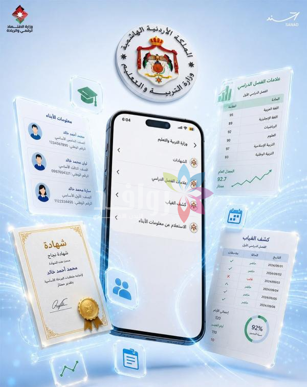 إتاحة علامات الطلبة وكشف الغياب المدرسي عبر تطبيق سند