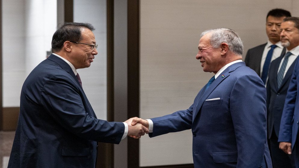 الملك يبحث مع عمدة شنغهاي تعزيز التعاون الاقتصادي بين الاردن والصين